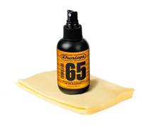 JIM DUNLOP | 654 Formula 65 Guitar Polish & Cleaner for Guitars, Spray Format 4 OZ, with Microfibre Cloth
