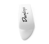 Dunlop 9003R White Plastic Thumbpicks, Large, 12/Bag