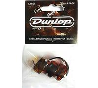 Jim Dunlop 9020TP 3 Finger Picks and 1 Thumb Pick Large Player Pack (Pack of 4)