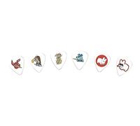 Jim Dunlop Bl109P1.0 Frank Kozik Assortment Player Pack (Pack of 6)