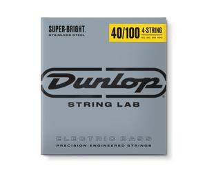 Jim Dunlop DBSBS40100 Lt-4/St Bass Super Bright Stainless Steel Bass String