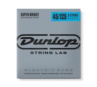 Jim Dunlop Bass Strings DBSBS45125 - Super Bright Stainless Steel, Medium 45-125 (5-String)
