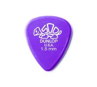 Jim Dunlop Delrin 500 Standard Guitar Picks / Plectrums (1.5 mm, Pack of 12)