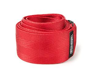 Jim Dunlop DST7001RD Deluxe Seatbelt Strap, Red