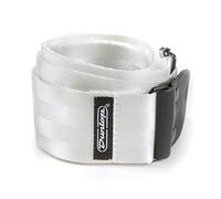 Jim Dunlop DST7001WH Deluxe Seatbelt Strap, White