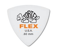 Jim Dunlop Dunlop Tortex Flex Triangle .60mm Orange Guitar Pick-72 Pack 456R.60