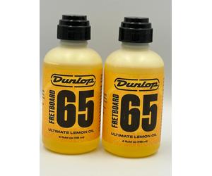 JIM DUNLOP Fretboard 65 Ultimate Lemon Oil 4oz - 2 PACK