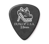 JIM DUNLOP Gator Grip Standard 2.0mm Black Guitar Picks