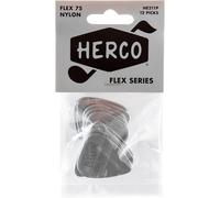 Herco Nylon Heavy Flex Plectrum 75 Players Pack X12