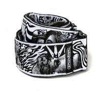 Jim Dunlop I LOVE DUST Guitar Strap SKULLS