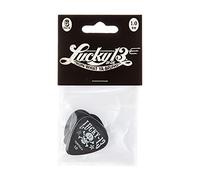 Dunlop L13CP1.0 LUCKY 13 1.0MM PLAYER/6, Player's Pack of 6 Plectrums, 1 mm Gauge with Different Illustrations