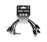 Jim Dunlop MXR Ribbon TRS Patch Cable 6 in|15 cm-3 Pack, 1/4-Inch Right Angle (3PDCISTR06R)