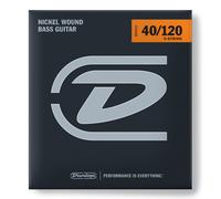 Jim Dunlop Performance+ Nickel 40-120 5-String Bass Guitar Strings, Long Scale