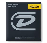 Jim Dunlop Performance+ Nickel Wound 40-100 Bass Guitar Strings, Long Scale