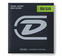 Jim Dunlop Performance+ Nickel Wound 55-115 Bass Guitar Strings, Long Scale