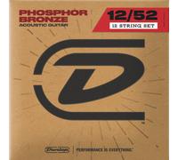 Dunlop DAP1252J Phosphor Medium Acoustic Guitar Strings (Pack of 12)