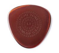 Jim Dunlop Primetone Semi-Round 1.3mm Sculpted Plectra (Grip) - 3 Pack Acoustic Guitar Pickup (514P1.30)