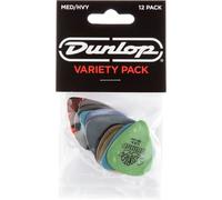 Jim Dunlop PVP102 Variety Medium/Heavy Guitar Pick Player Pack (Pack of 12)