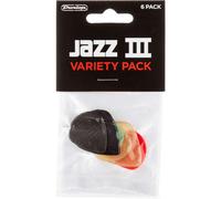 Jim Dunlop PVP103 Jazz III Variety Picks (Pack of 6)
