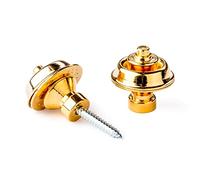 Jim Dunlop Straplock Traditional Set - Gold