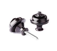 Jim Dunlop Straplok Dual Design Strap Locks Set of 2 (Black)