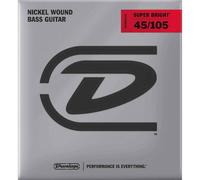 Jim Dunlop Super Bright Nickel Wound Bass Guitar Strings - Medium 45-105