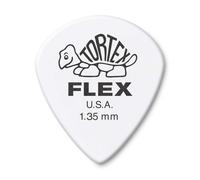 Jim Dunlop Tortex Flex Jazz III 1.35mm White Guitar Picks (468R1.35)