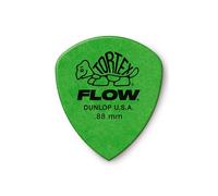 Jim Dunlop Tortex Flow Picks / Plectrums (0.88 mm, Pack of 12)
