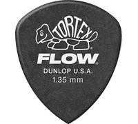 Jim Dunlop Tortex Flow Standard Guitar Picks (558R1.35), Black, 1.35mm