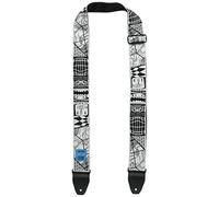 JIM DUNLOP Unisex-Adult Floral Textured Fabric Body Strap