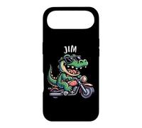 Jim Funny Alligator Motorcycle Design for Boys Name Jim Case for iPhone Air