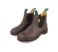 Jim Green Stockman Slip On Boots for Men Water Resistant Full Grain Leather Work or Dress Boot Brown Size: 9 UK