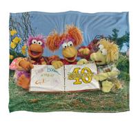 Jim Henson 40Th Book Silky Touch Silky Supersoft Blanket Multicoloured (One Size)