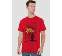 Jim Henson Dark Crystal Poster Lines T-Shirt, Red | Size: 4XL Jim Henson Red 4XL