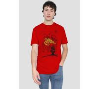 Jim Henson Dark Crystal Poster Lines T-Shirt, Red | Size: Medium Jim Henson Red M