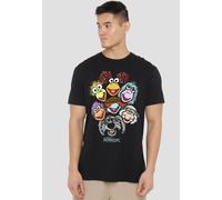 Jim Henson - Fraggle Rock Fraggle Flock T-Shirt, Black | Size: Medium Jim Henson Black M
