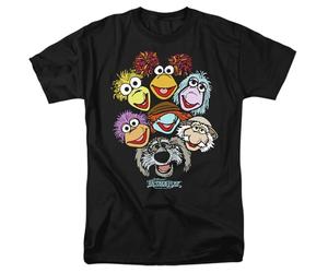 Jim Henson - Fraggle Rock Fraggle Flock Unisex T Shirt, Black, Large
