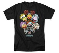 Jim Henson - Fraggle Rock Fraggle Flock Unisex T Shirt, Black, Small