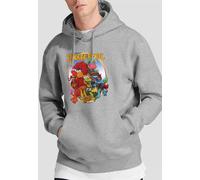 Jim Henson Fraggle Rock Group Hug Hoodie, Athletic Heather in Grey | Size: Medium Jim Henson Grey M