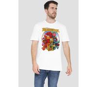 Jim Henson Fraggle Rock Group Hug T-Shirt, White | Size: Medium Jim Henson White M