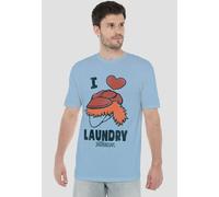 Jim Henson Fraggle Rock Laundry Lover T-Shirt, Light Blue | Size: Large Jim Henson Light Blue L