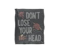 Jim Henson Labyrinth Don'T Lose Your Head Silky Touch Super Soft Throw Blanket 152 X 127 cm in White Jim Henson White 152 X 127 cm