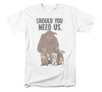 Jim Henson - Labyrinth Labyrinth Should You Need Us Unisex T Shirt, White, L