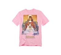 Jim Henson Labyrinth Movie Poster T-Shirt, Pink | Size: Small Jim Henson Pink S