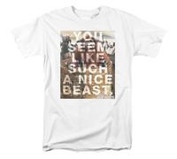 Jim Henson - Labyrinth Nice Beast Unisex T Shirt, White, Small