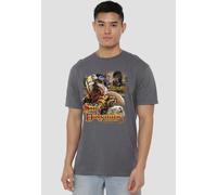 Jim Henson Labyrinth Sir Didymus T-Shirt, Charcoal | Size: 4XL Jim Henson Charcoal 4XL