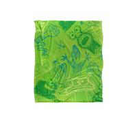 Jim Henson Signature Collection Green Monsters Silky Touch Super Soft Throw Blanket 152 X 127 cm Jim Henson White One Size