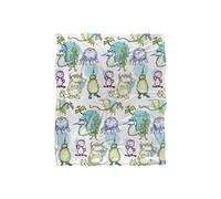 Jim Henson Signature Collection Monster Doodles Silky Touch Super Soft Throw Blanket 152 X 127 cm Jim Henson White One Size