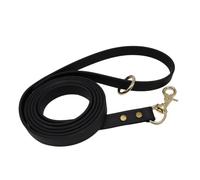 JIM HODGES DOG TRAINING "Gummy Dog Leash, Biothane, Dog Training Leash, Made in The USA, 4 Feet, Various Sizes & Colors (3/4, Black)