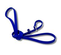 Jim Hodges Dog Training Gummy K9 Biothane Slip Leash for Training, Grooming, Veterinarians and Kennels - Waterproof, Odor-Free, Rust-Proof Stainless Steel Hardware - Lead Made in USA (Blue) (5/8)